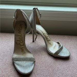 Sam Edelman Glittering Silver Heels